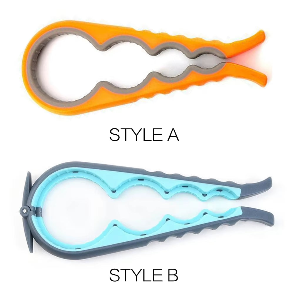 JJYY Multi-Functional Home Kitchen Can Opener Non-Slip Twist Bottle Opener Lid Opening Tool Kitchen Supplies