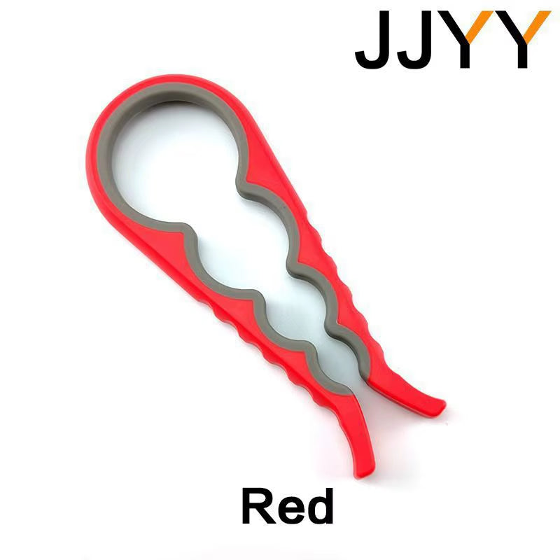 JJYY Multi-Functional Home Kitchen Can Opener Non-Slip Twist Bottle Opener Lid Opening Tool Kitchen Supplies