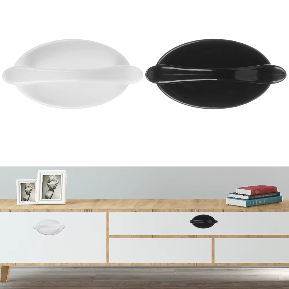Self-Adhesive Wardrobe Pulls Handle Modern Minimalist Paste Door Handles Window Cabinet Drawer Knob Furniture Hardware