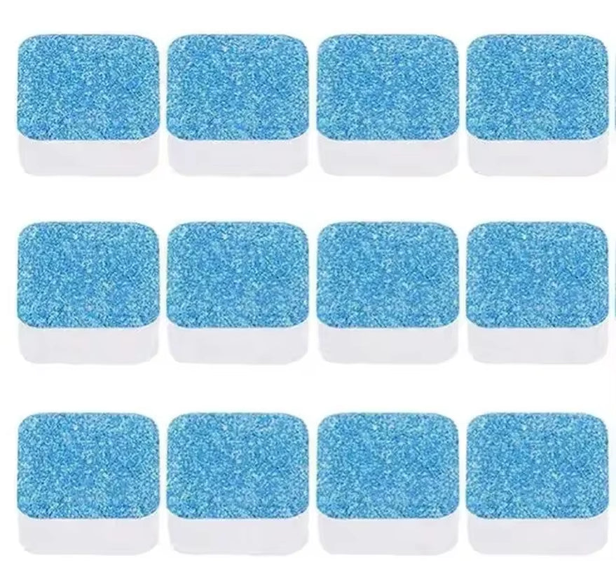 Detergent 4/8/12 PCS Household Cleaning Accessories Washing Machine Cleaning Tablets Effervescent Cleaning Tablets Cleaner For