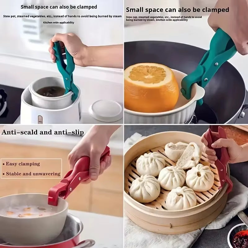 2-Pack Heat-Resistant Grippers - Thanksgiving Roast Pan Handlers & Holiday Oven Safety Mitts