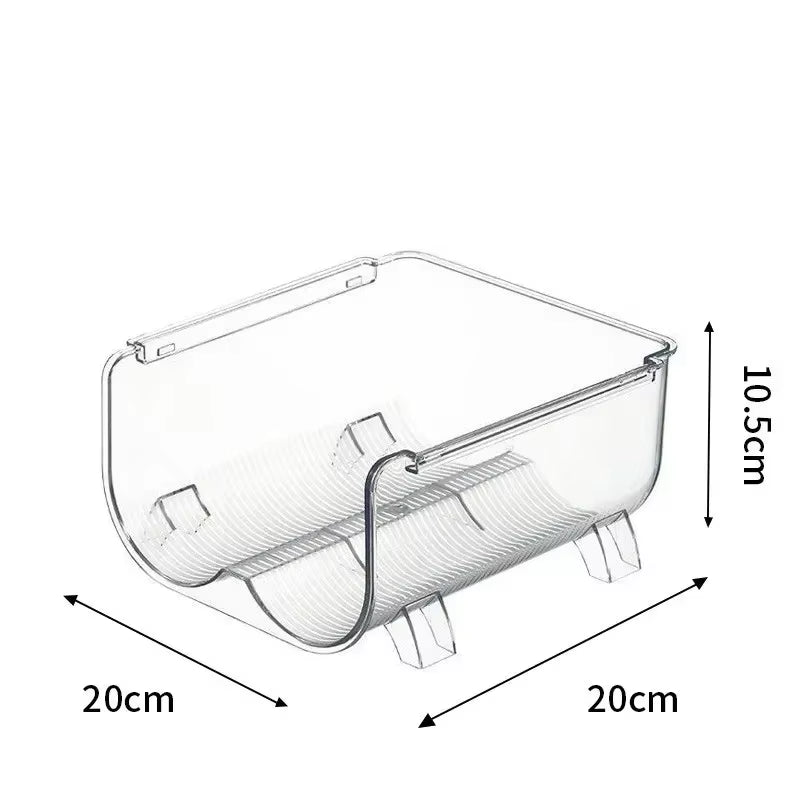 Water Bottle Holder,Kitchen Storage Organization and Storage,Stackable Cup Holder, Suitable for Cabinets, Plastic Refrigerator