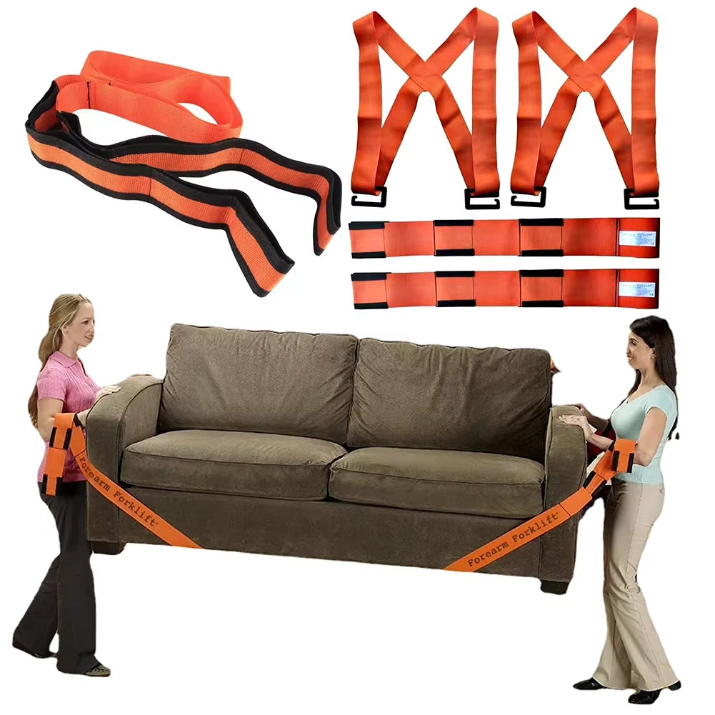 Furniture Moving Carrying Straps Labor-Saving Furniture Moving Shoulder Back Straps Lift Heavy Furniture Transport Belt Ropes