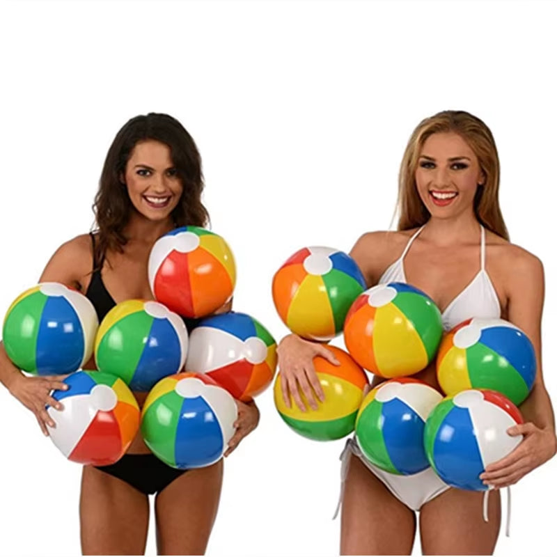 30Cm Inflatable Beach Ball Colorful Balloons Swimming Pool Party Water Game Balloons Beach Sports Shower Ball Fun Toys for Kids