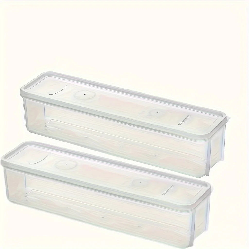 Refrigerator Fresh-Keeping Storage Box, Fresh-Keeping Artifact,Small Food Preservation Boxes,Transparent Sealed Storage Box