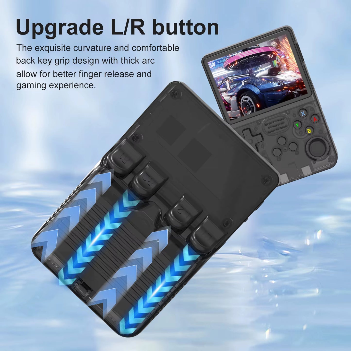 Portable Handheld Game Console 3.5Inch IPS 640X480 Screen Built in 64GB Memory Classic Games and Simulator Games Games