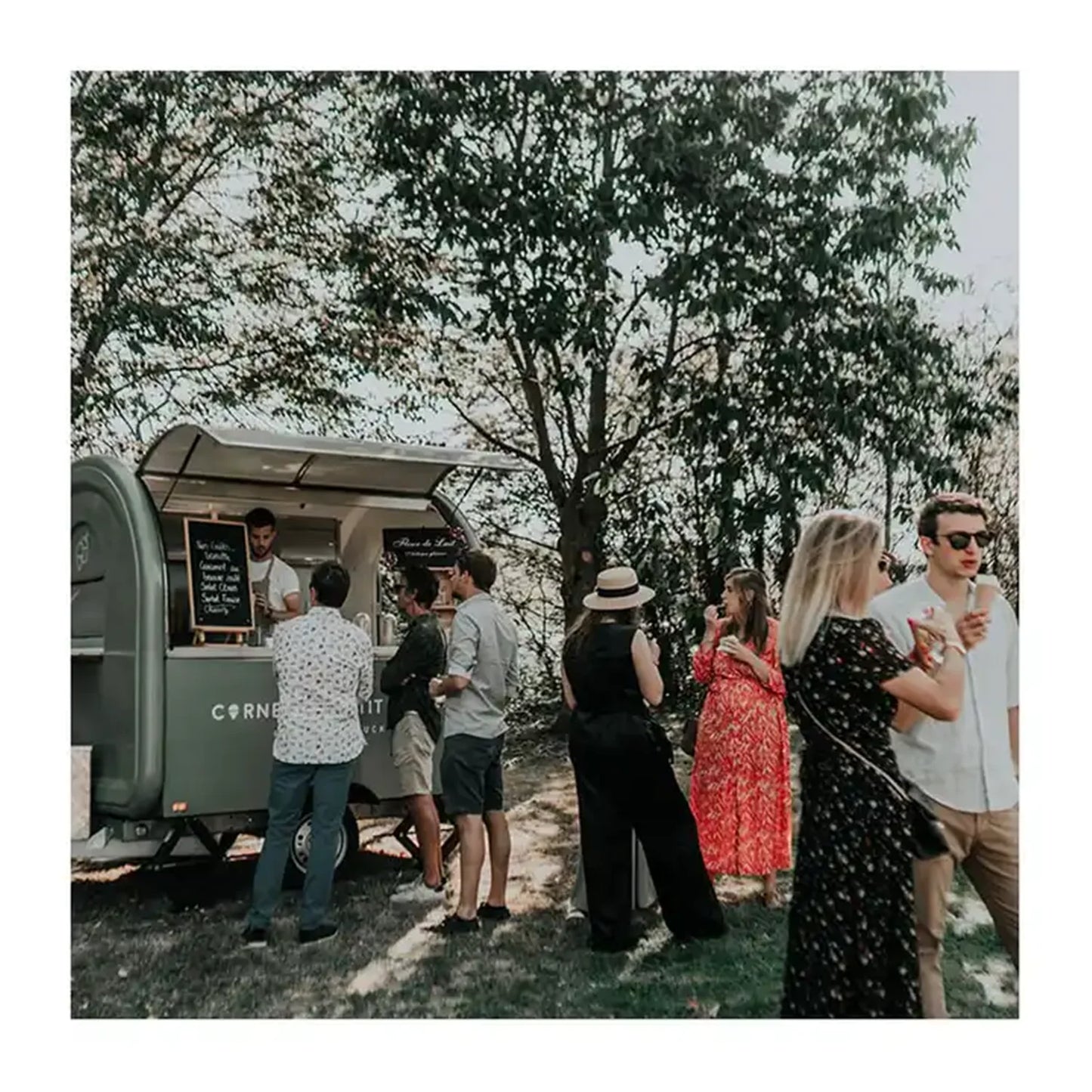 2025 High Quality Outdoor Kitchen Food Trailer with Full Kitchen Stainless Steel Mobile Kitchen Fast Food Truck
