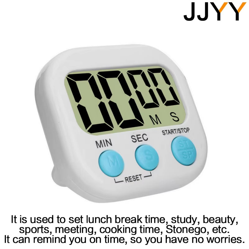 LCD Digital Kitchen Timer Magnetic Cooking Large Count down up Clear Loud Alarm Home Kitchen Accessories