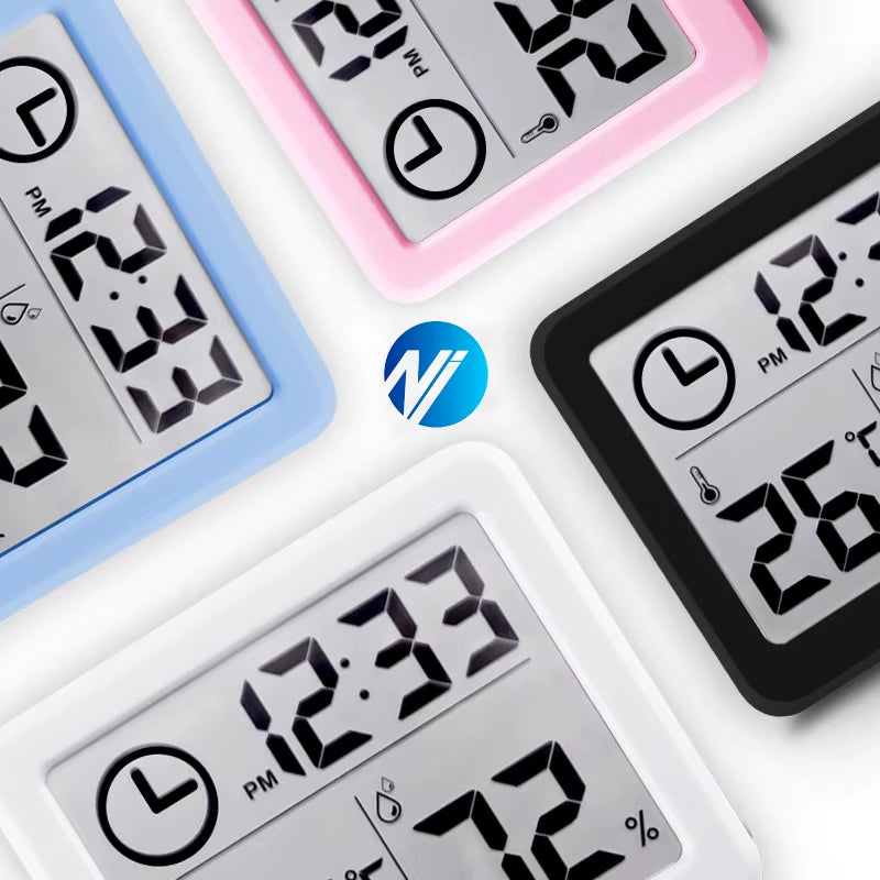 Digital Clock Desk Clock with Temperature Humidity Wall Clocks for Home Kitchen Office Desk Decorations