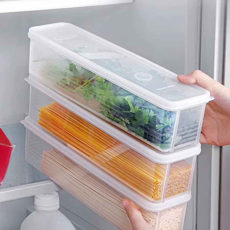 Refrigerator Fresh-Keeping Storage Box, Fresh-Keeping Artifact,Small Food Preservation Boxes,Transparent Sealed Storage Box