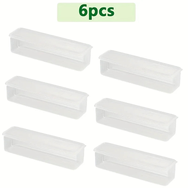 Refrigerator Fresh-Keeping Storage Box, Fresh-Keeping Artifact,Small Food Preservation Boxes,Transparent Sealed Storage Box