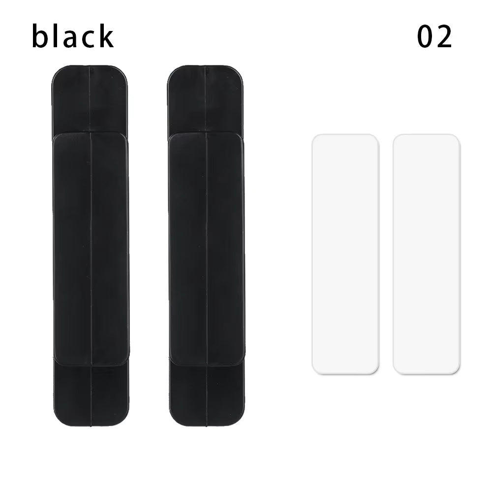 Self-Adhesive Wardrobe Pulls Handle Modern Minimalist Paste Door Handles Window Cabinet Drawer Knob Furniture Hardware