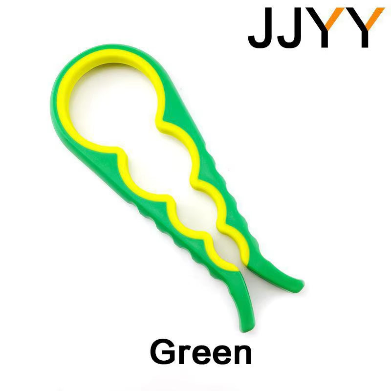 JJYY Multi-Functional Home Kitchen Can Opener Non-Slip Twist Bottle Opener Lid Opening Tool Kitchen Supplies