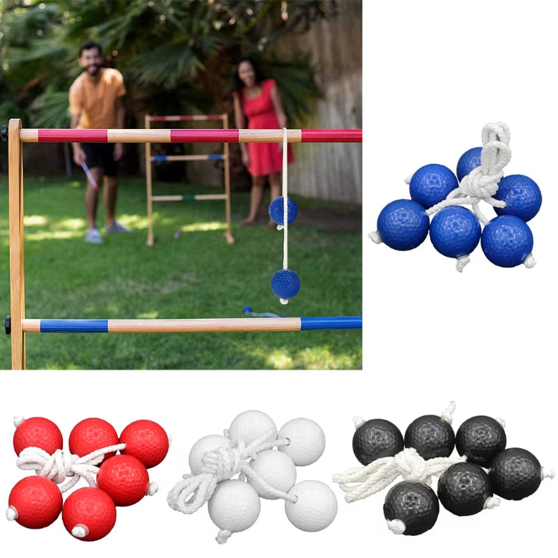 Ladder Ball Game Set Golf Toss Game Backyard Toys Backyard Games Lawn Games G99D