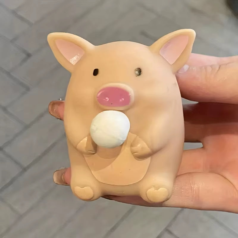 Fidget Toys Cute Pig Squishy Toys Piggy Squeeze Toys Cute Pigman Sensory Stress Toys Stress Relief Toys for Kids and Adults