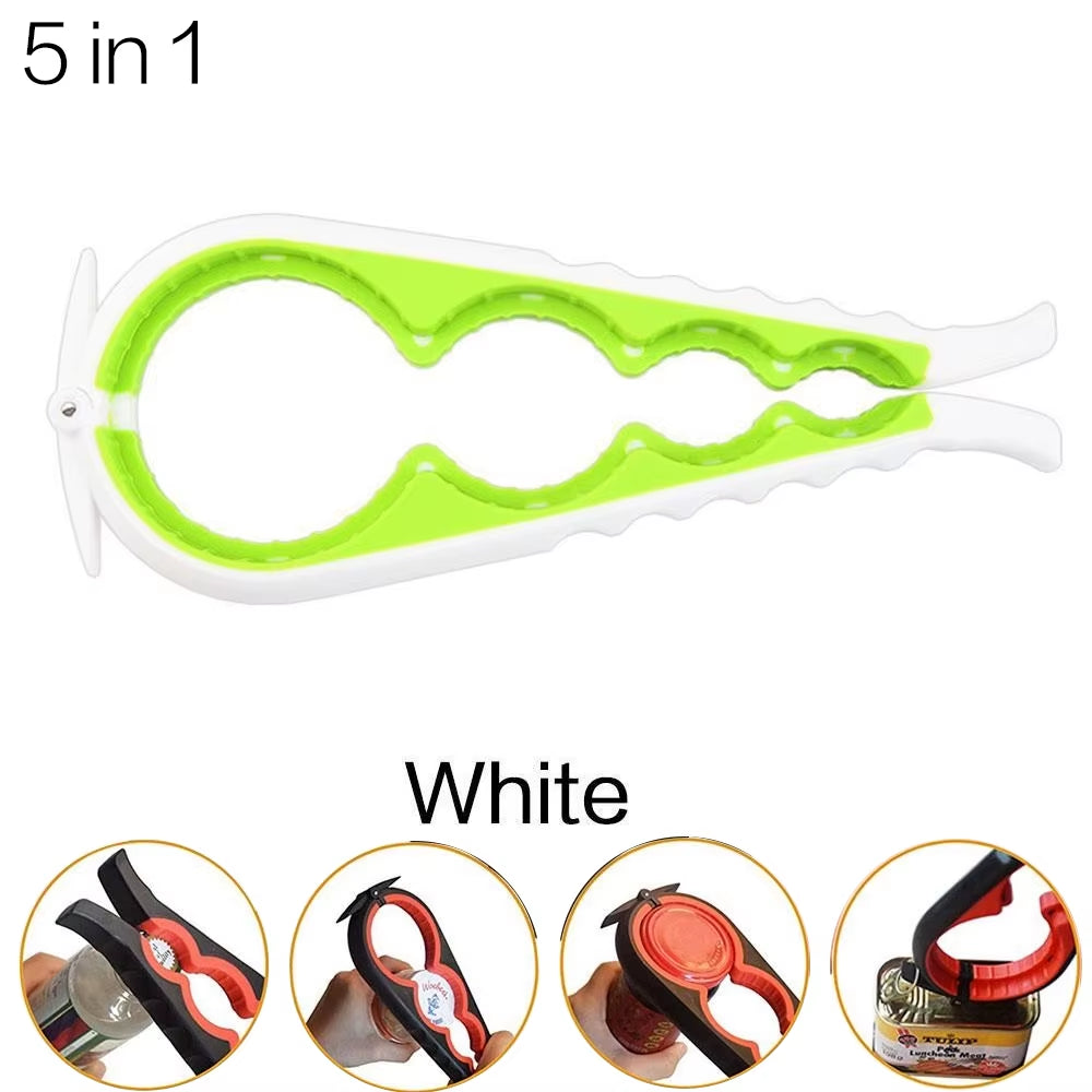 JJYY Multi-Functional Home Kitchen Can Opener Non-Slip Twist Bottle Opener Lid Opening Tool Kitchen Supplies