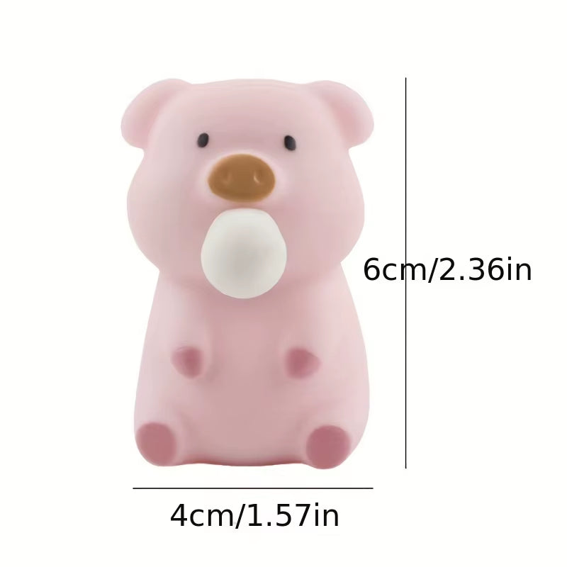 Fidget Toys Cute Pig Squishy Toys Piggy Squeeze Toys Cute Pigman Sensory Stress Toys Stress Relief Toys for Kids and Adults