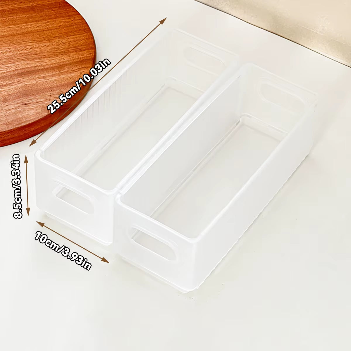 Foldable Cabinet Storage Organization Pull-Out Plastic Storage Box with Handle Large Capacity Storage Case Kitchen Organizer 
