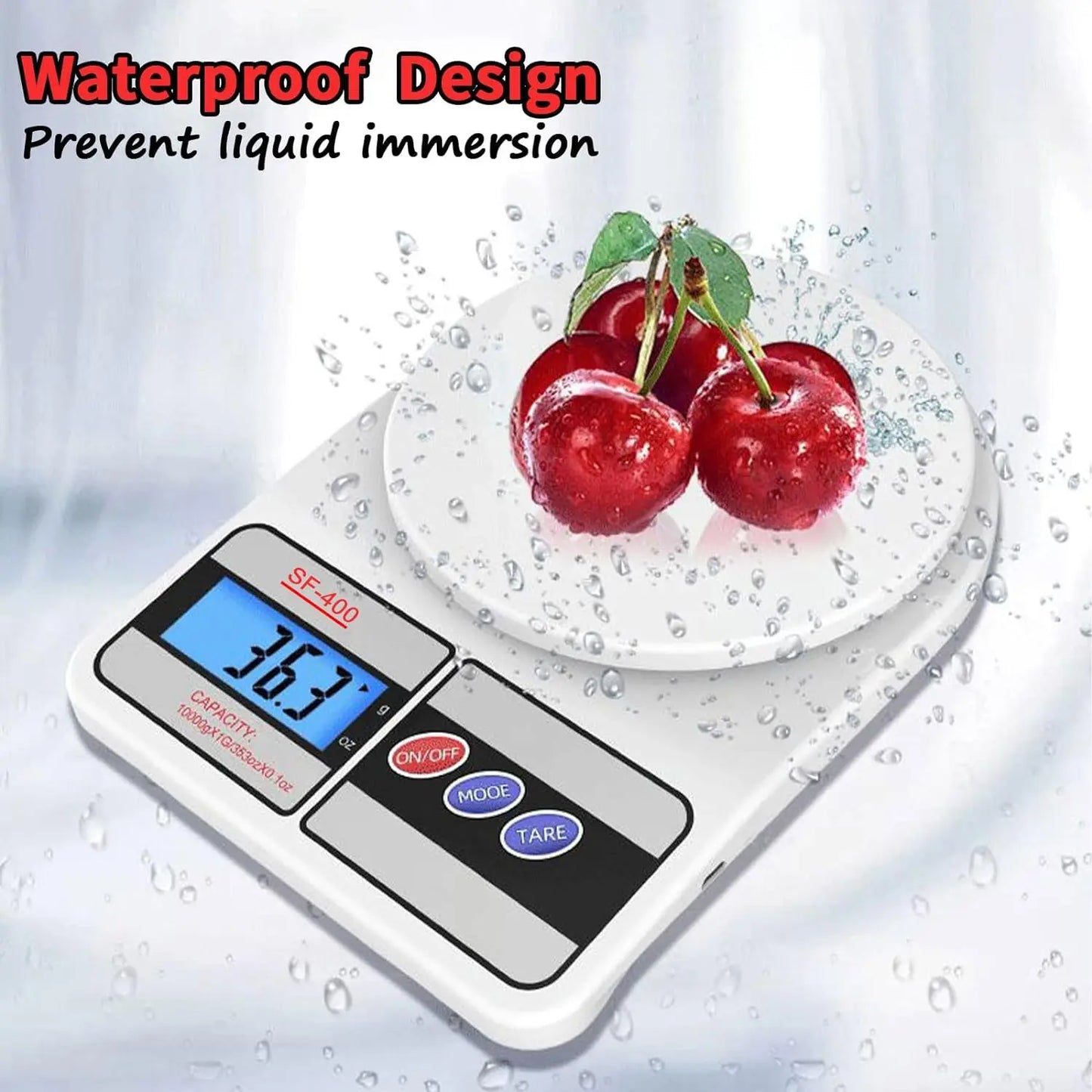 Digital Kitchen Scale 5Kg/1G High-Precision LED Electronic Scales Portable Food Weight Balance Measuring Home Kitchen Tools