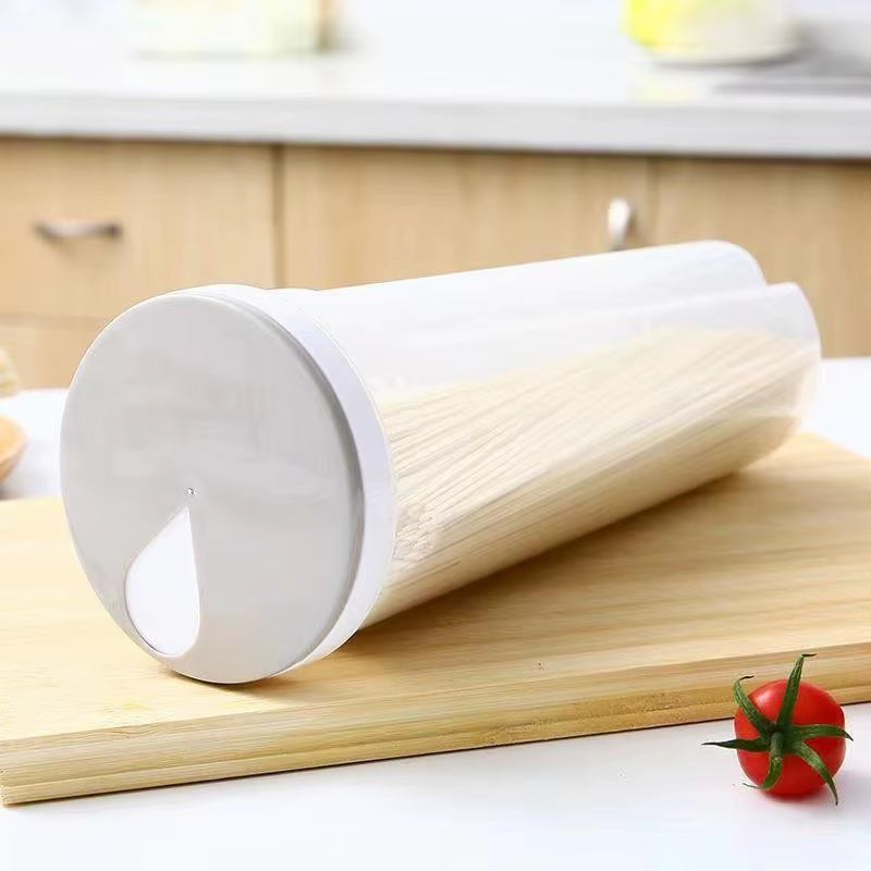 1Pc Noodles Sealed Can Food Storage Spaghetti Noodle Pasta Container with Locking Lid Food Grade Plastic Kitchen Storage