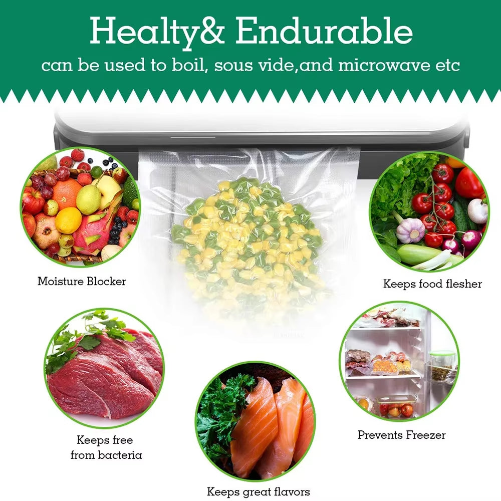Sous Vide Roll Bags for Vacuum Packing Machine Packaging Food Storage Vacuum Bags for Vacuum Sealer Length Is 300CM