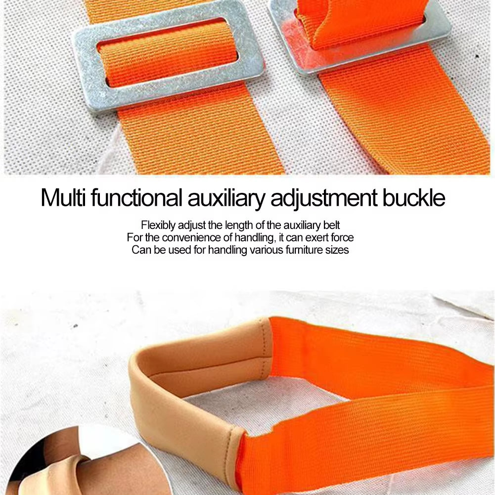 Furniture Moving Carrying Straps Labor-Saving Furniture Moving Shoulder Back Straps Lift Heavy Furniture Transport Belt Ropes
