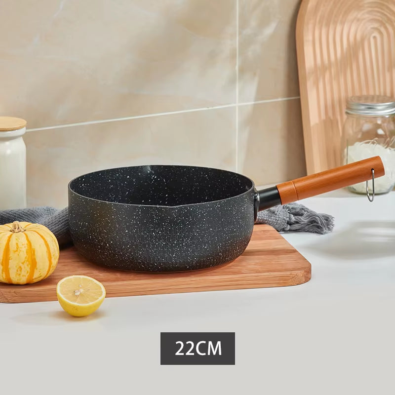 Multifunctional Snow Pot Non-Stick Pan Kitchen Utensils Stainless Steel Milk Pot Kitchen Practical Cookware Saucepan