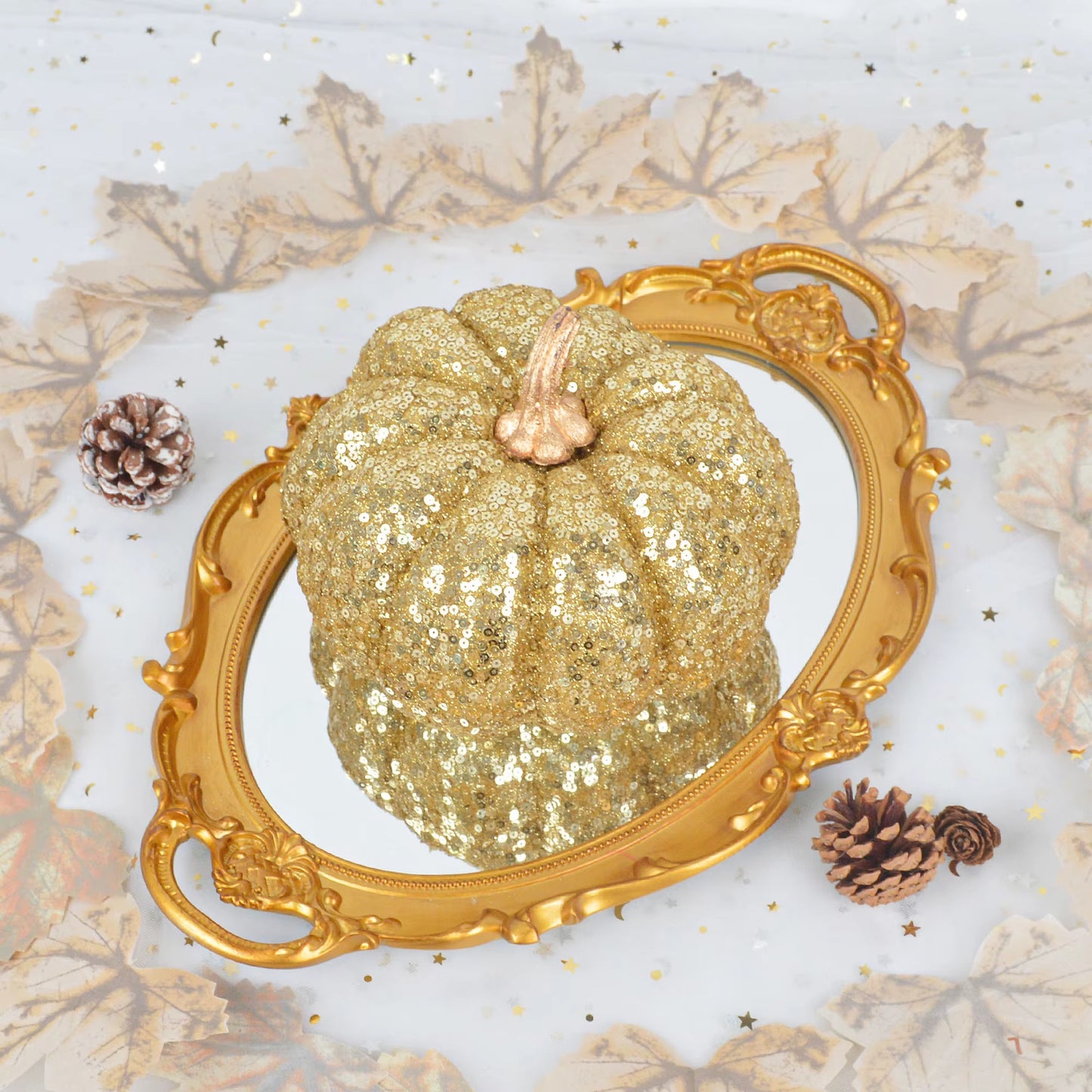Sparkling Glitter Acorns Mini Acorn Ornaments Thanksgiving Table Decor Autumn Party Decorations Festive Favors