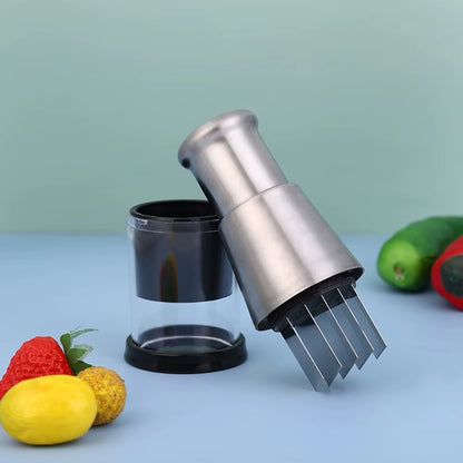 Stainless Steel Manual Hand Chopper Onion Garlic Chopper Kitchen Tools Vegetable Cooking Crusher Home Kitchen Accessories
