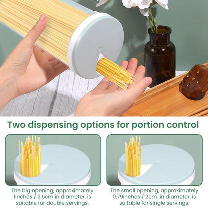 1Pc Noodles Sealed Can Food Storage Spaghetti Noodle Pasta Container with Locking Lid Food Grade Plastic Kitchen Storage