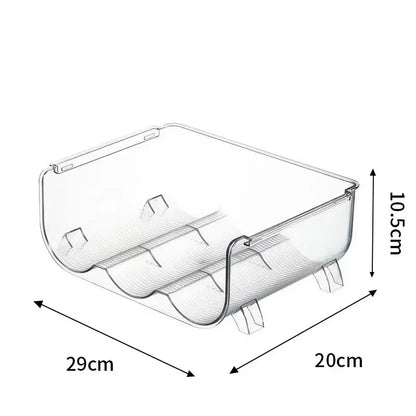 Water Bottle Holder,Kitchen Storage Organization and Storage,Stackable Cup Holder, Suitable for Cabinets, Plastic Refrigerator