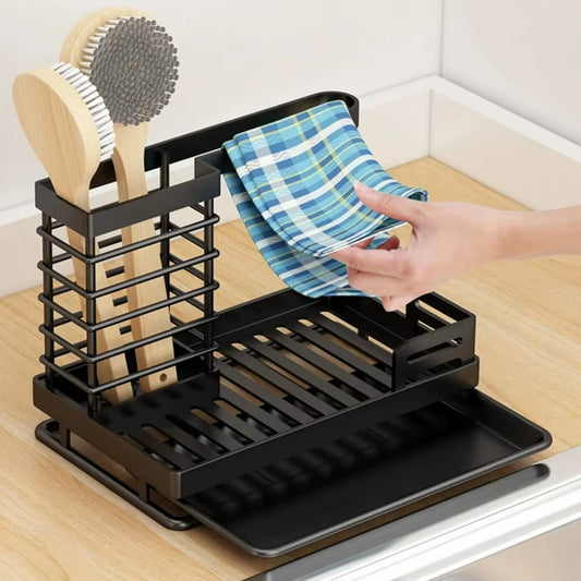 Kitchen Caddy Sink Organizer, Stainless Steel Sink Caddy Sponge Holder for Kitchen Sink,Christmas Gift