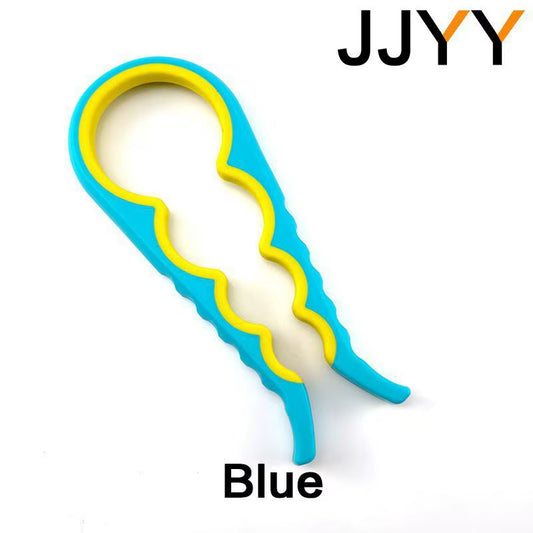 JJYY Multi-Functional Home Kitchen Can Opener Non-Slip Twist Bottle Opener Lid Opening Tool Kitchen Supplies