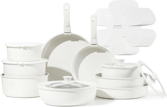 24Pcs Detachable Handle Pots and Pan Set, Nonstick Induction Cookware, Removable Handle, RV Oven Safe Cookware, Kitchen Cookware