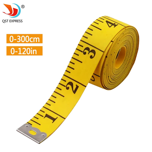 Soft 3M 300Cm Sewing Tailor'S Tape Body Measuring Ruler Tailor'S Soft Tape Measuring Tape