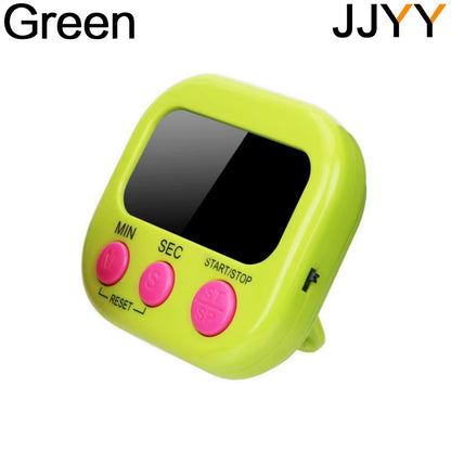 LCD Digital Kitchen Timer Magnetic Cooking Large Count down up Clear Loud Alarm  Home Kitchen Accessories