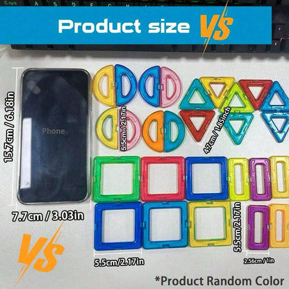 Magnetic Building Blocks DIY Magnets Toys Medium Size STEM Toys Construction Toys Learning Educational Magnet Toys