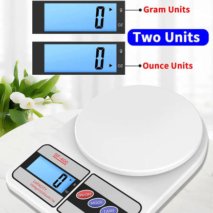 Digital Kitchen Scale 5Kg/1G High-Precision LED Electronic Scales Portable Food Weight Balance Measuring Home Kitchen Tools