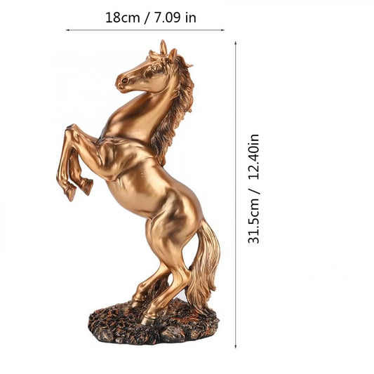 European Style Horse Sculpture Home Desk Decor Ornament Photograph Props Home Room Desk Wall Vintage Figurine Craft Home Decor