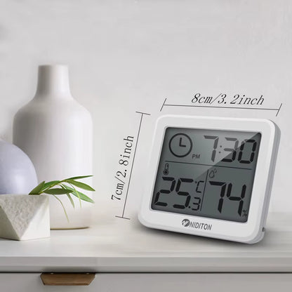 Digital Clock Desk Clock with Temperature Humidity Wall Clocks for Home Kitchen Office Desk Decorations