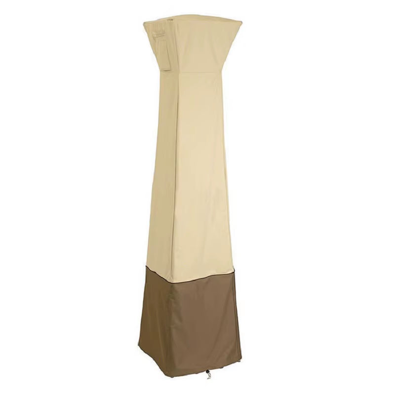 Patio Heater Cover 210D Waterproof Garden Furniture Protector Dustproof Sunscreen Tower Heater Cover Outdoor Furniture Protector