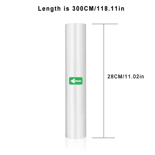 Sous Vide Roll Bags for Vacuum Packing Machine Packaging Food Storage Vacuum Bags for Vacuum Sealer Length Is 300CM
