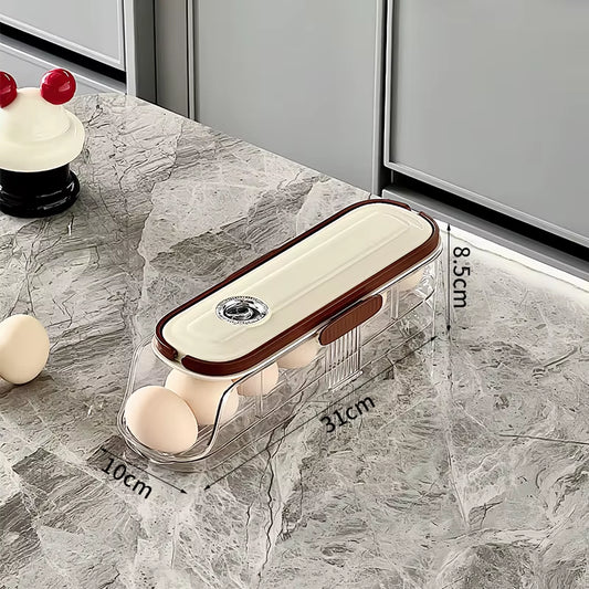 Large-Capacity Automatic Rolling Egg Organizer Home Kitchen Special Preservation Egg Holder