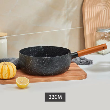Multifunctional Snow Pot Non-Stick Pan Kitchen Utensils Stainless Steel Milk Pot Kitchen Practical Cookware Saucepan