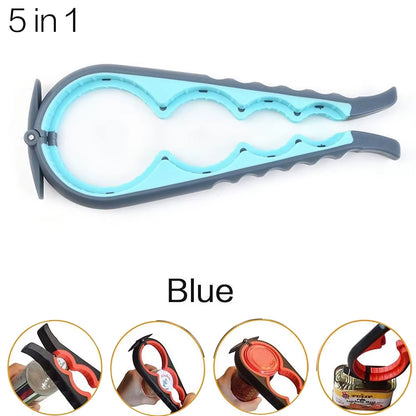 JJYY Multi-Functional Home Kitchen Can Opener Non-Slip Twist Bottle Opener Lid Opening Tool Kitchen Supplies
