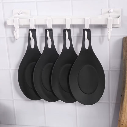 2/4PCS Silicone Spoon Rest Spatula Holder Insulation Spoon Shelf Kitchen Utensils Placemat Tray for Home Kitchen Accessories